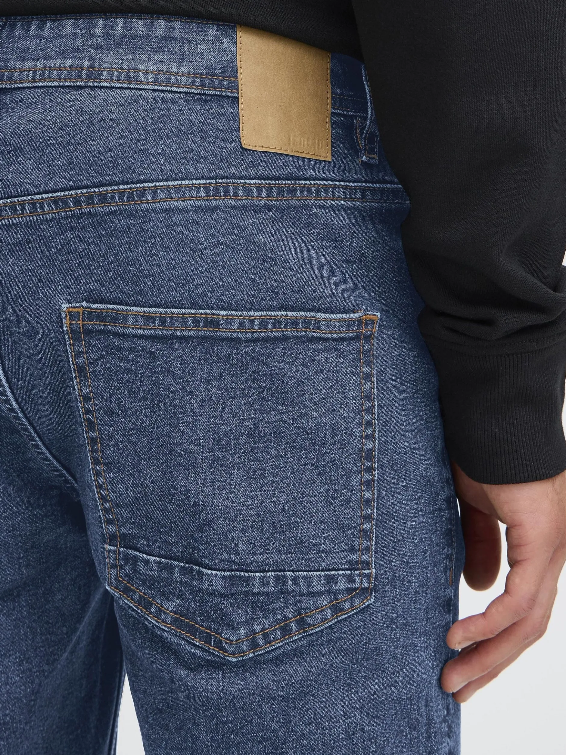 Solid Herren Regular-fit-Jeans - SDPayto in dark stone