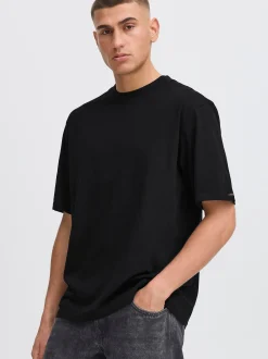 Solid Herren Rundhalsshirt - SDJulian in schwarz