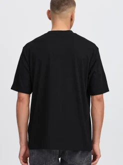Solid Herren Rundhalsshirt - SDJulian in schwarz
