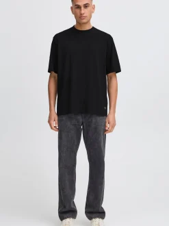 Solid Herren Rundhalsshirt - SDJulian in schwarz
