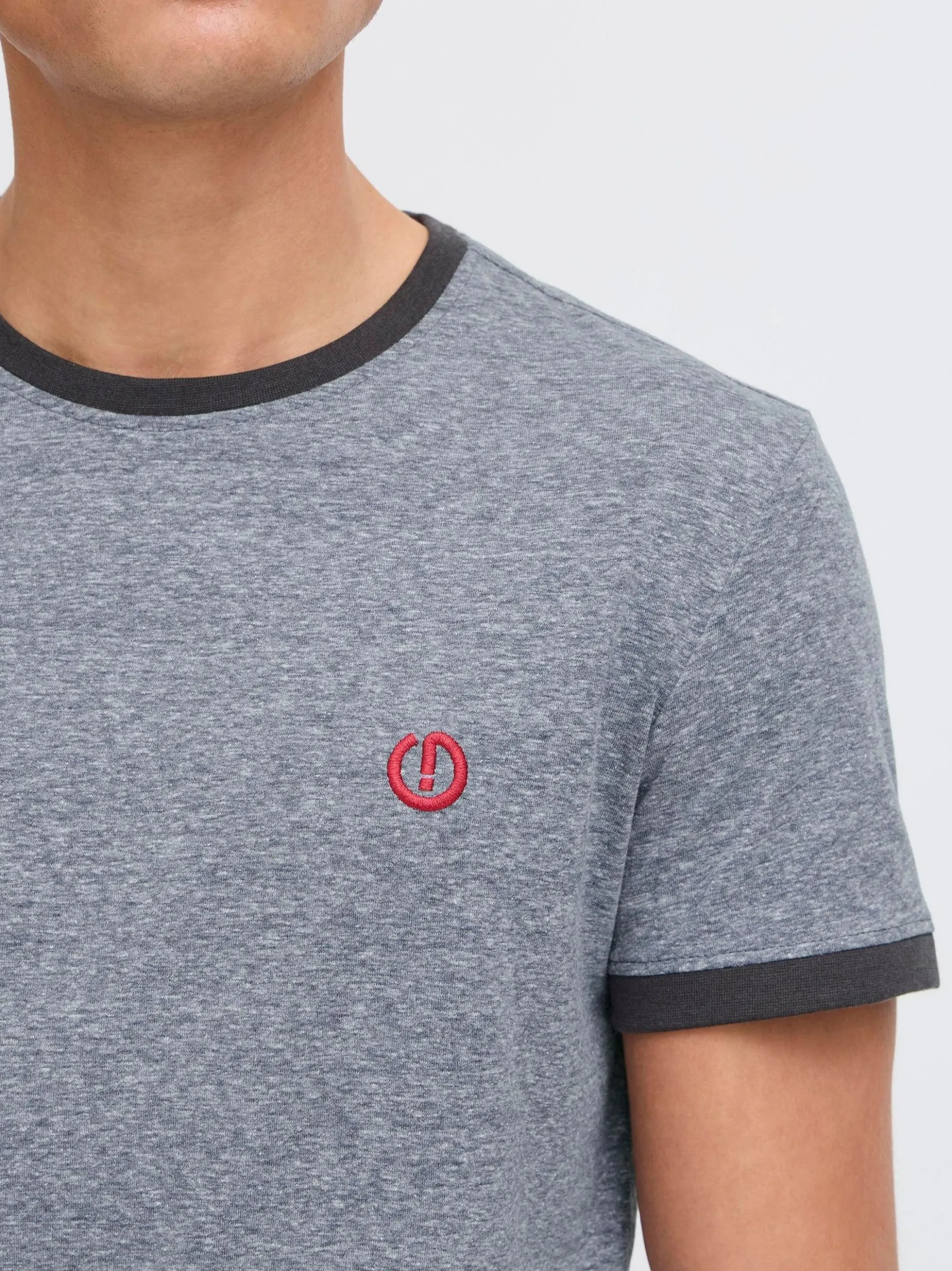 Solid Herren Rundhalsshirt - SDBennTee in blau