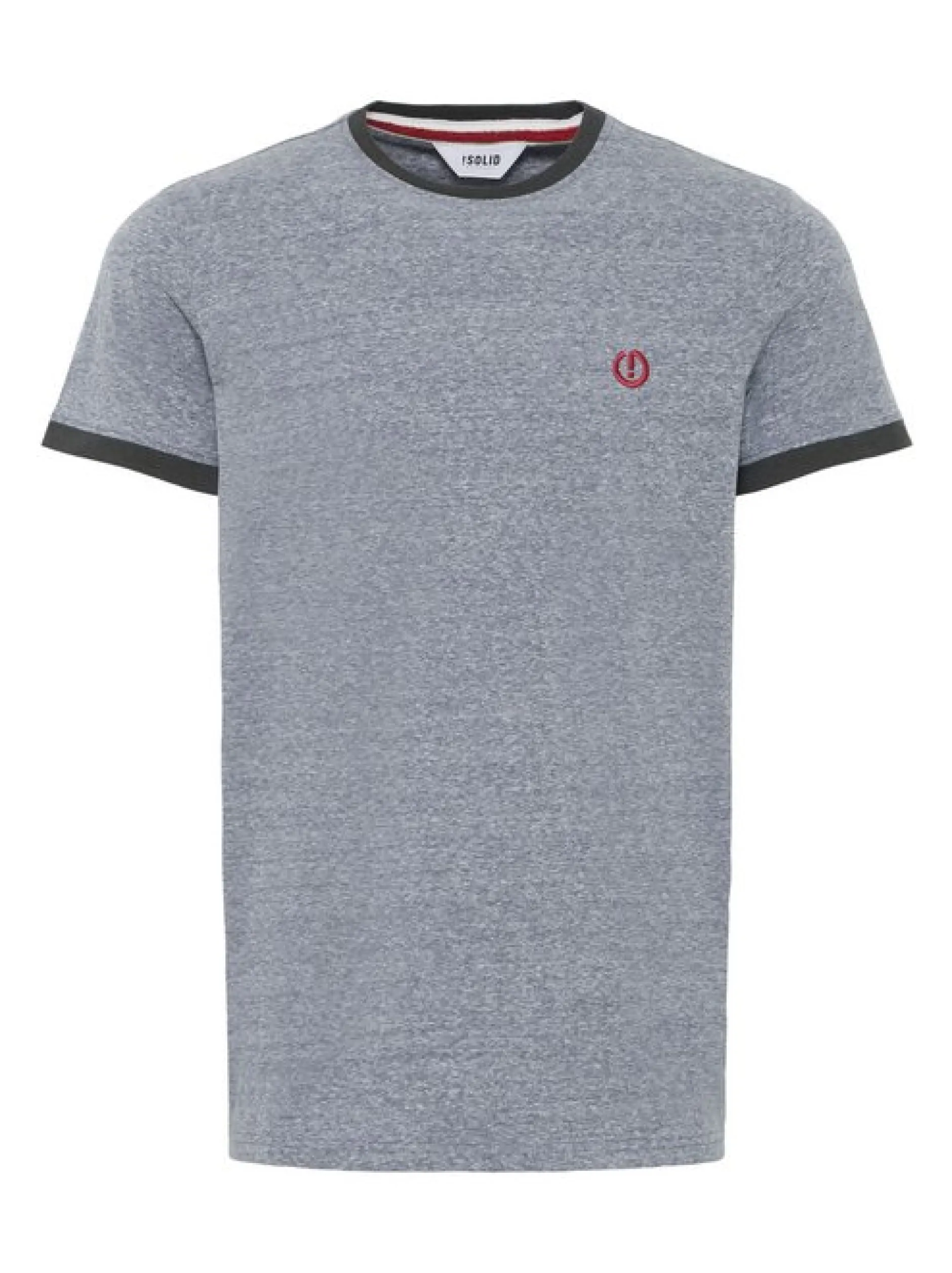 Solid Herren Rundhalsshirt - SDBennTee in blau