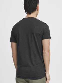 Solid Herren Rundhalsshirt - SDBob in grau