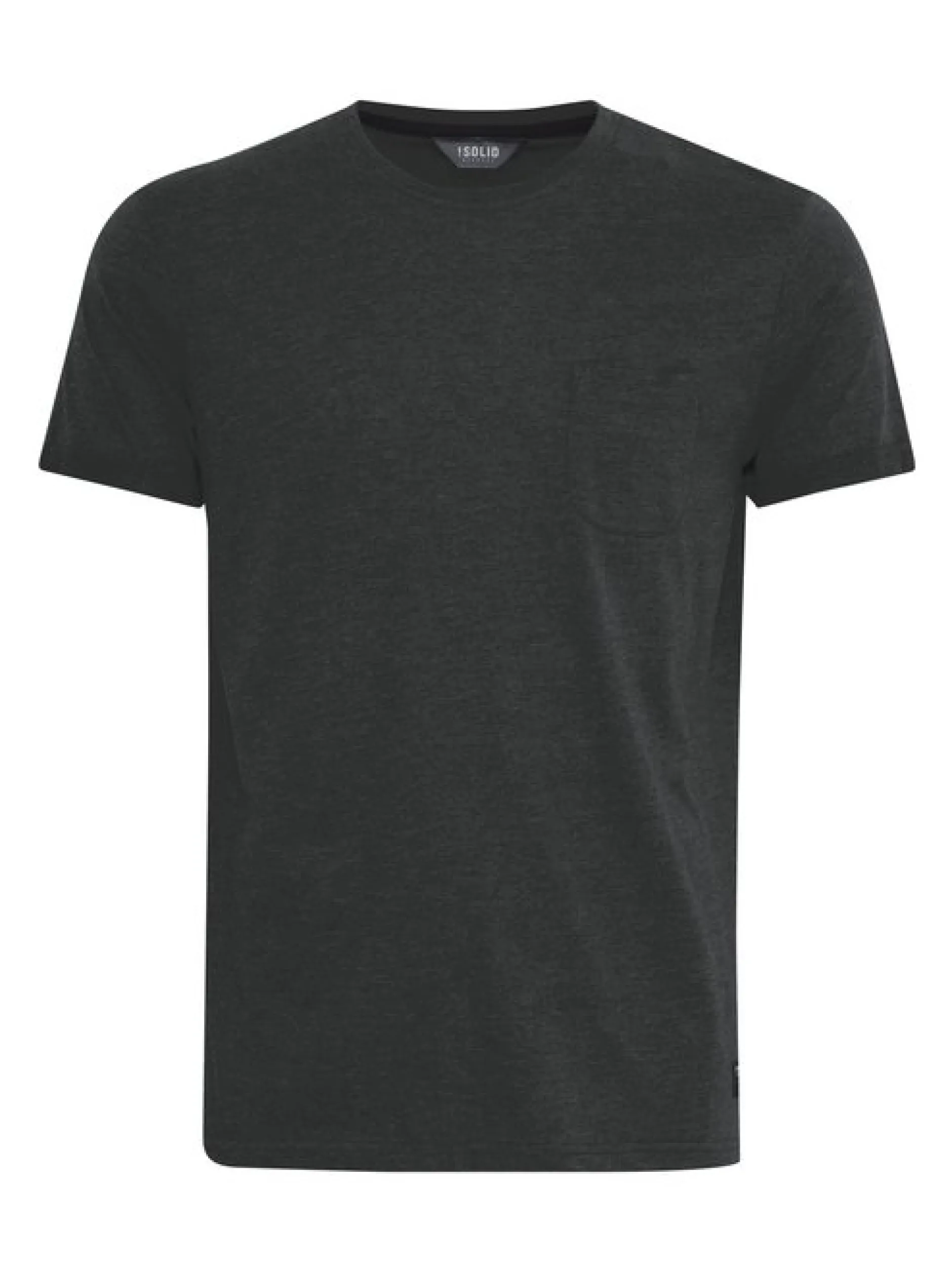 Solid Herren Rundhalsshirt - SDBob in grau