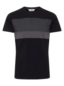 Solid Herren Rundhalsshirt - SDSascha in schwarz