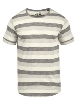 Solid Herren Rundhalsshirt - SDThicco in schwarz