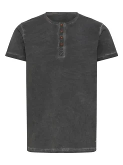 Solid Herren Rundhalsshirt - SDTihn in schwarz