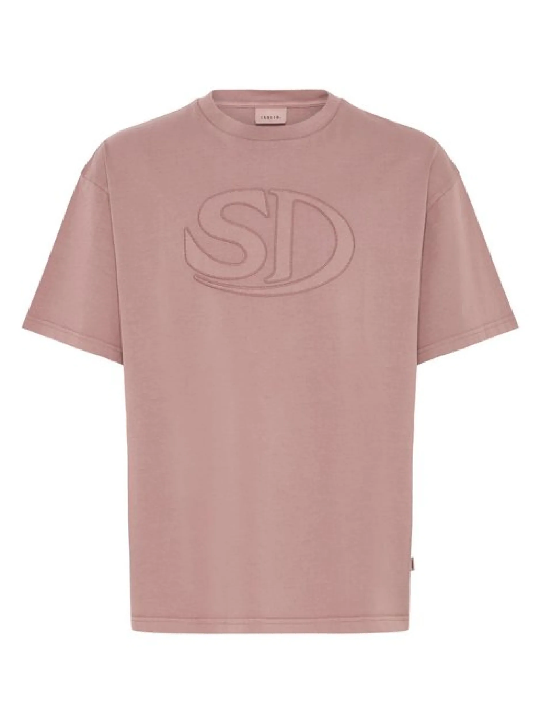 Solid Herren Rundhalsshirt - SDUncaster in rosa