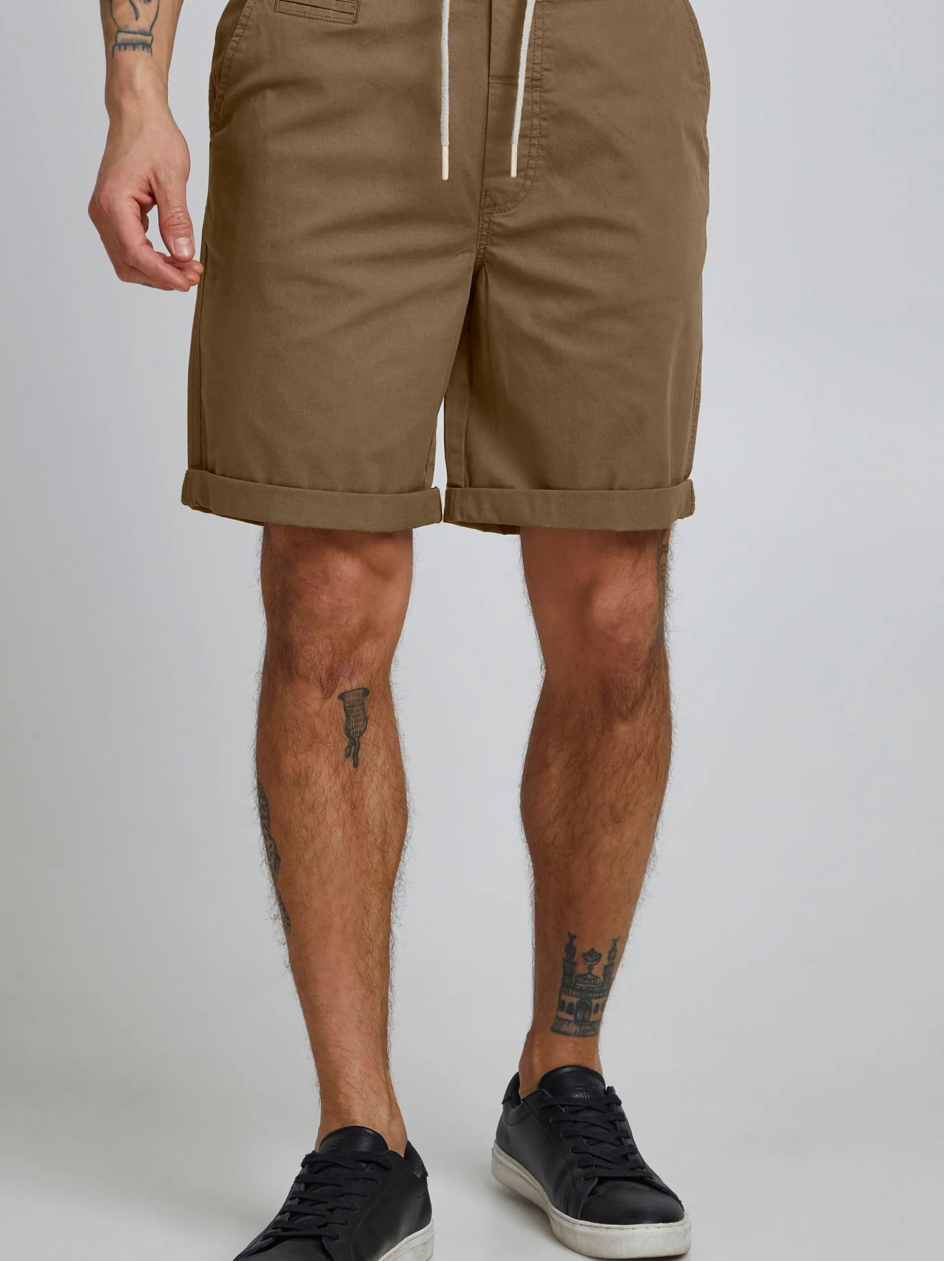Solid Herren Shorts - SDJacob-Jim in braun