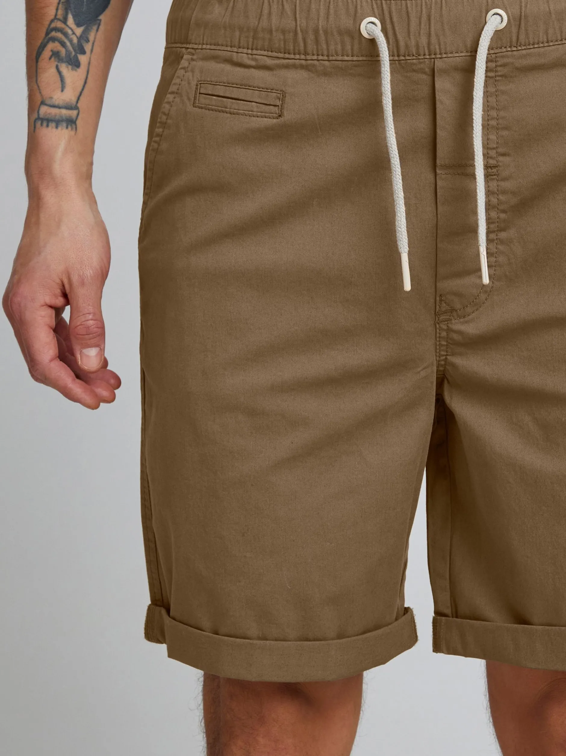 Solid Herren Shorts - SDJacob-Jim in braun