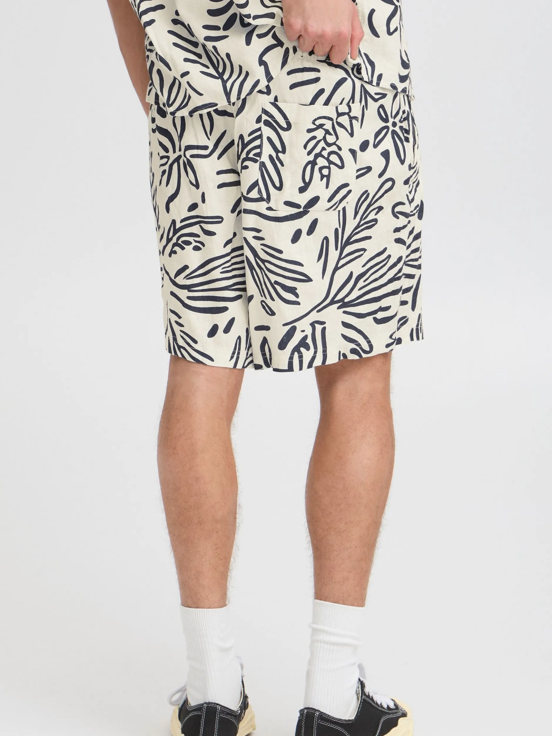 Solid Herren Shorts - SDLiam in weiß