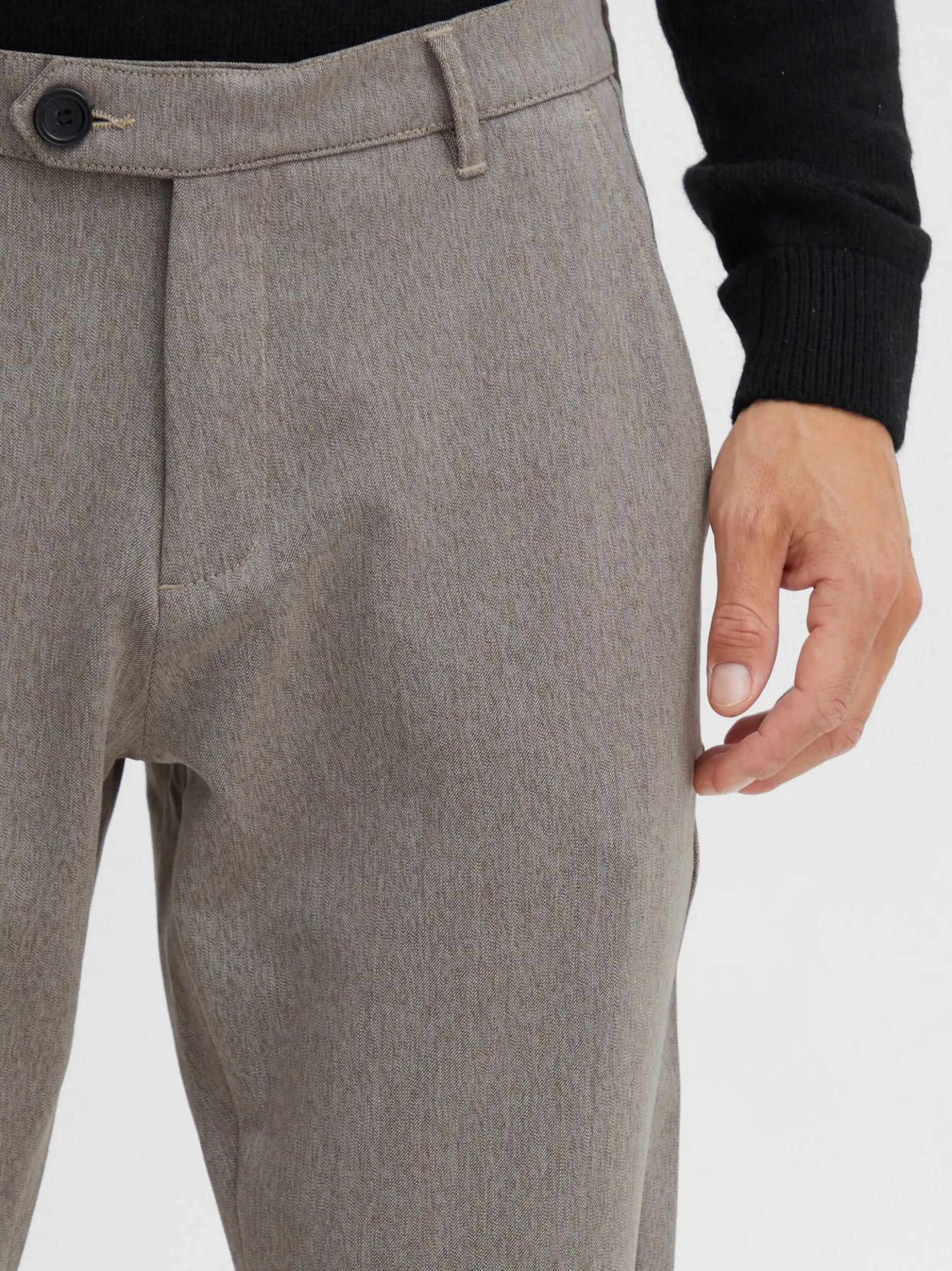 Solid Herren Stoffhose - SDTOFred in grau