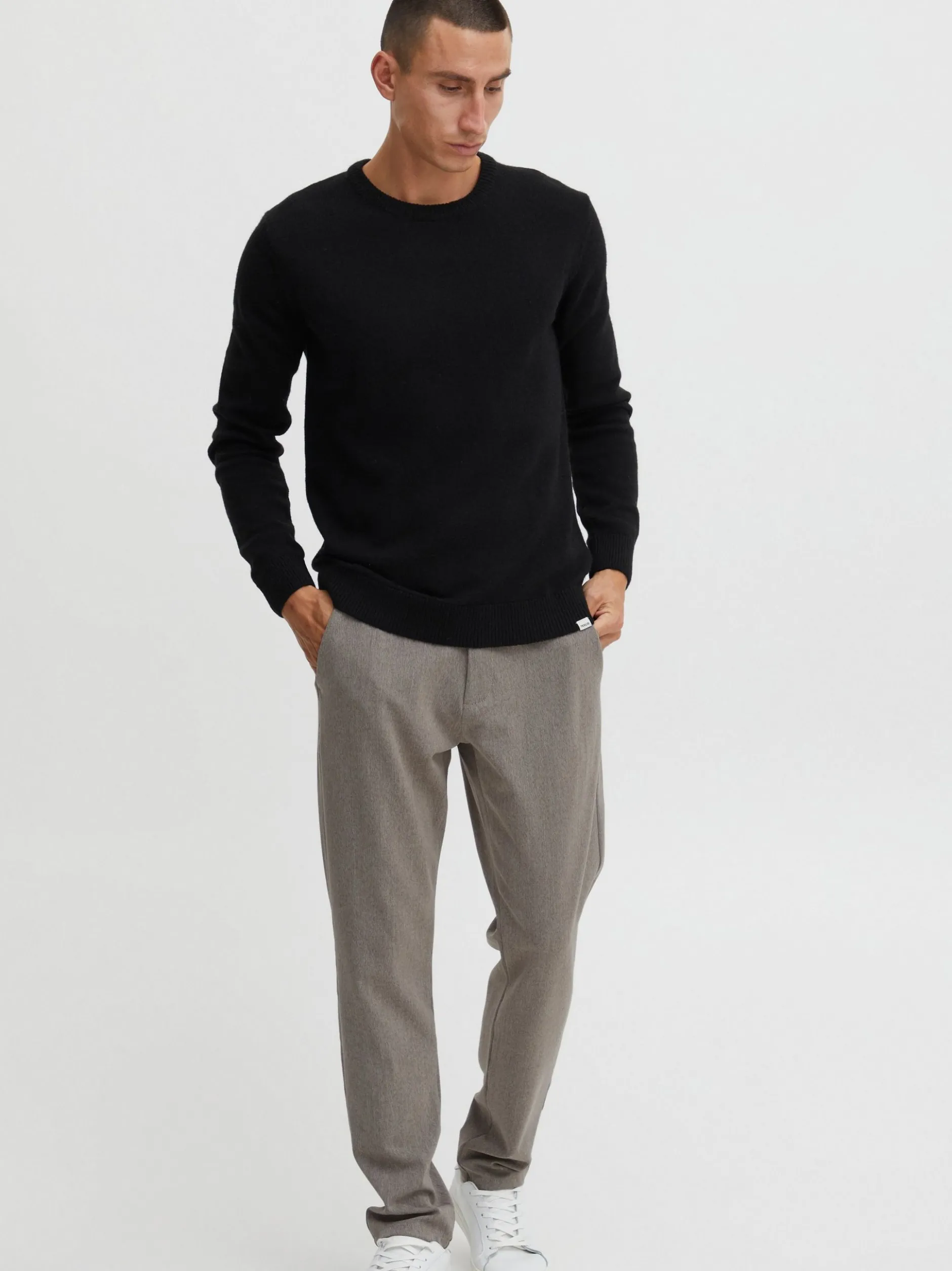 Solid Herren Stoffhose - SDTOFred in grau