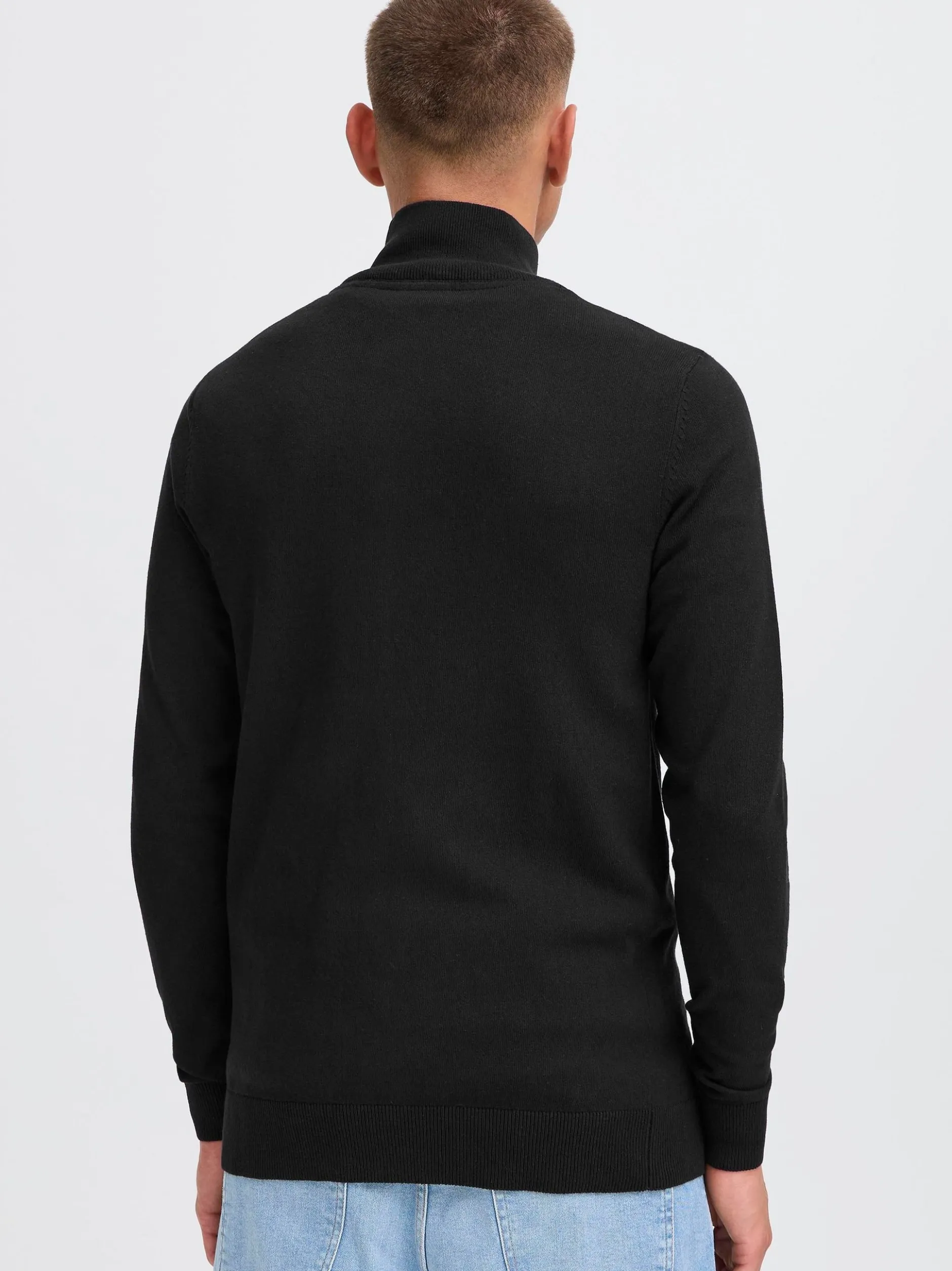 Solid Herren Strickjacke - SDAkalas in schwarz
