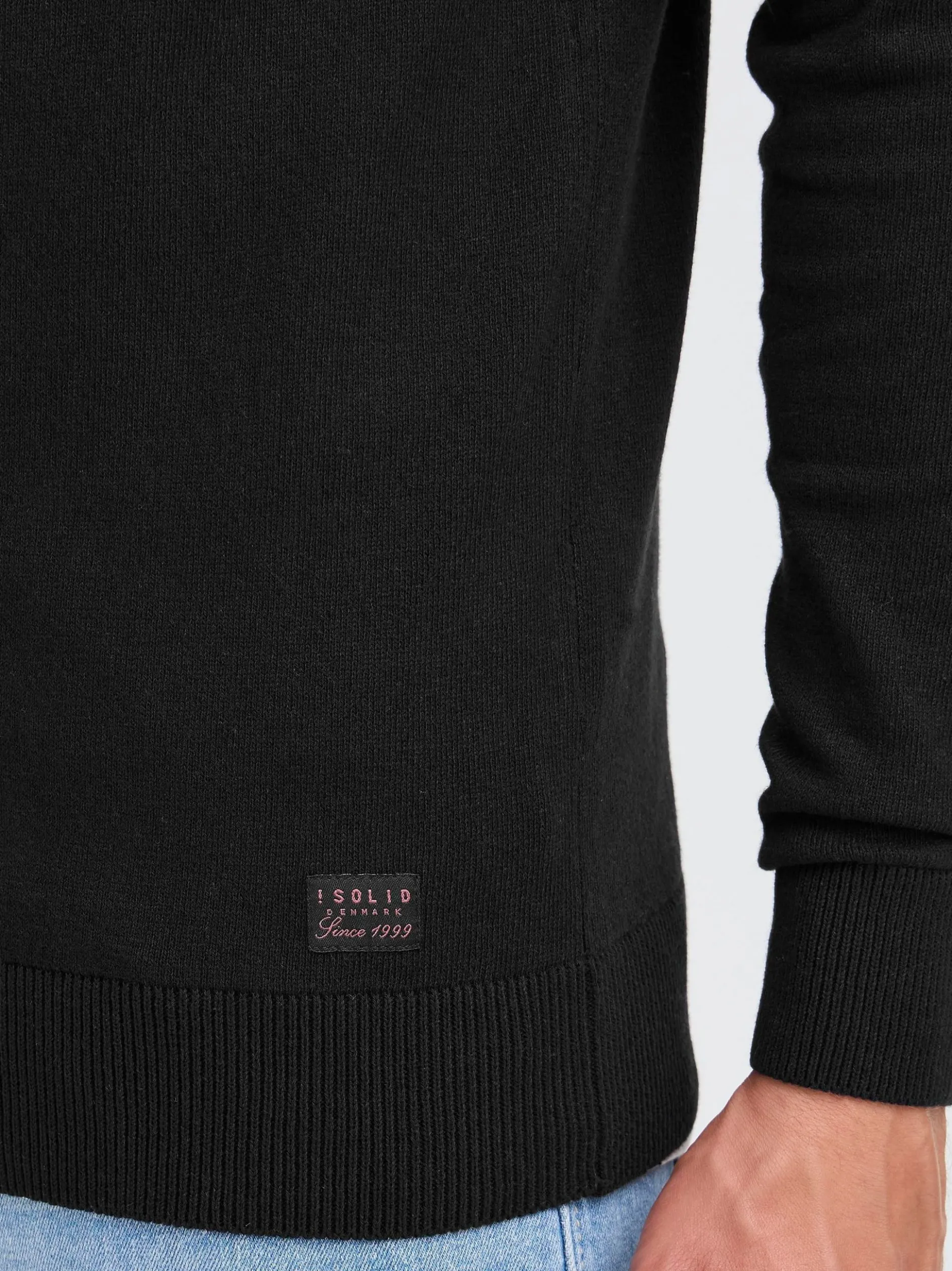 Solid Herren Strickjacke - SDAkalas in schwarz