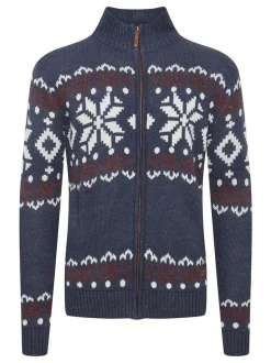 Solid Herren Strickjacke - SDNoran in blau