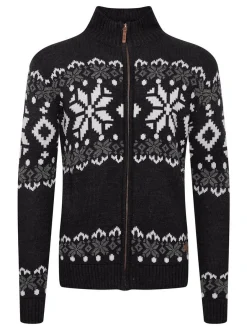 Solid Herren Strickjacke - SDNoran in schwarz