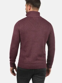 Solid Herren Strickjacke - SDPoul in rot