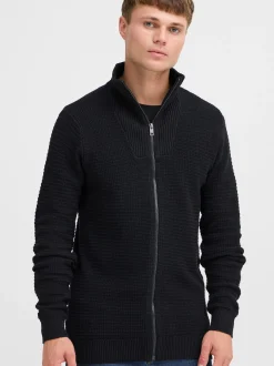 Solid Herren Strickjacke - SDRecone in schwarz