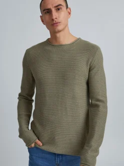 Solid Herren Strickpullover - SDJarah in grün