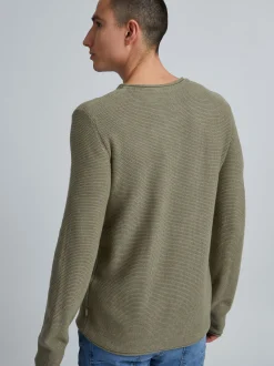 Solid Herren Strickpullover - SDJarah in grün