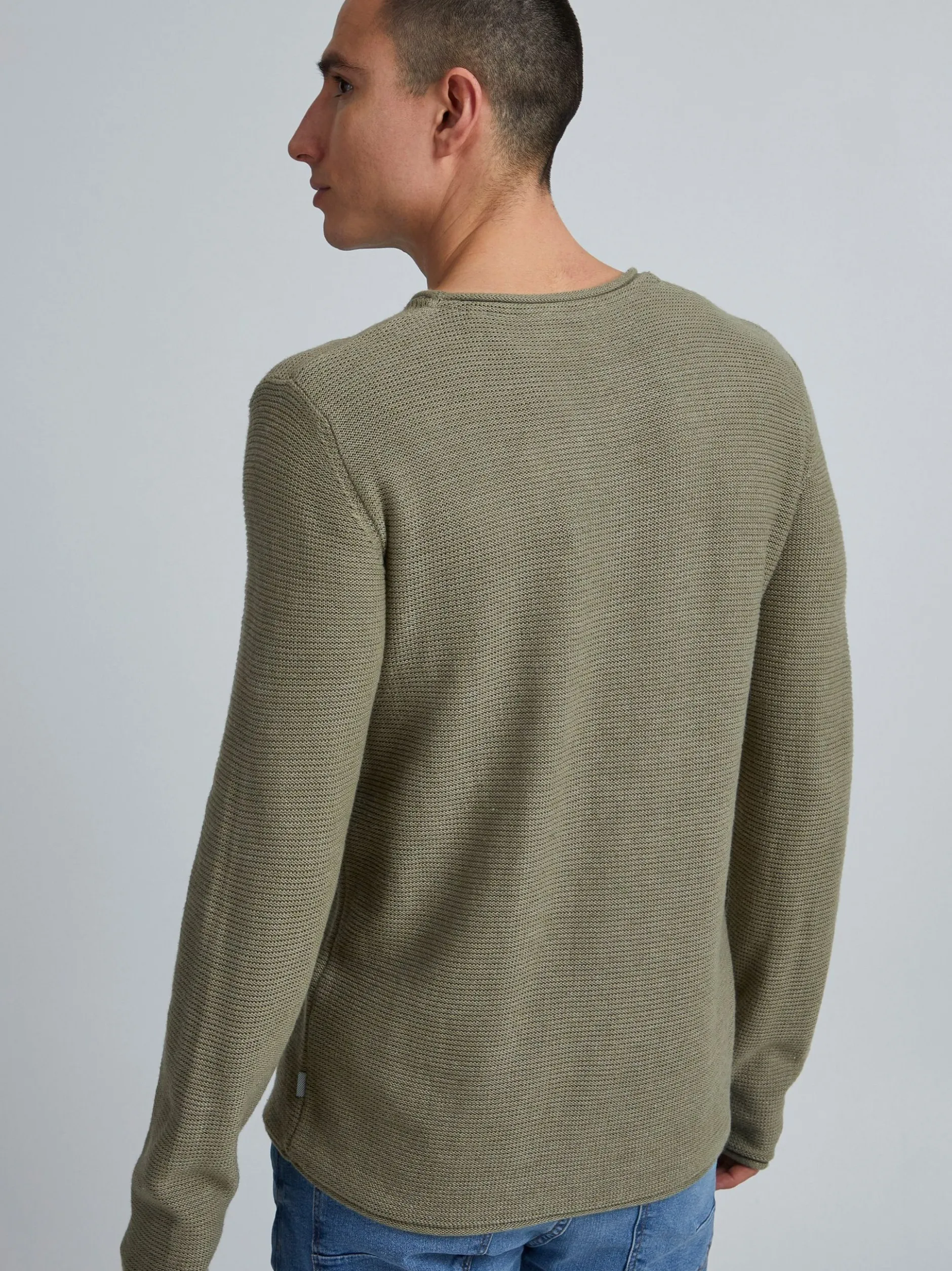 Solid Herren Strickpullover - SDJarah in grün