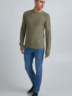 Solid Herren Strickpullover - SDJarah in grün