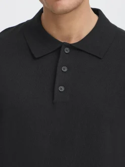 Solid Herren Strickpullover - SDAkel in schwarz