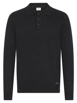 Solid Herren Strickpullover - SDAkel in schwarz