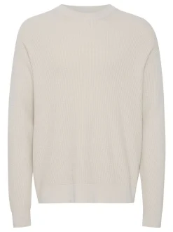 Solid Herren Strickpullover - SDHami in beige