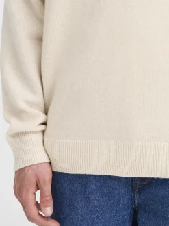 Solid Herren Strickpullover - SDRick in beige