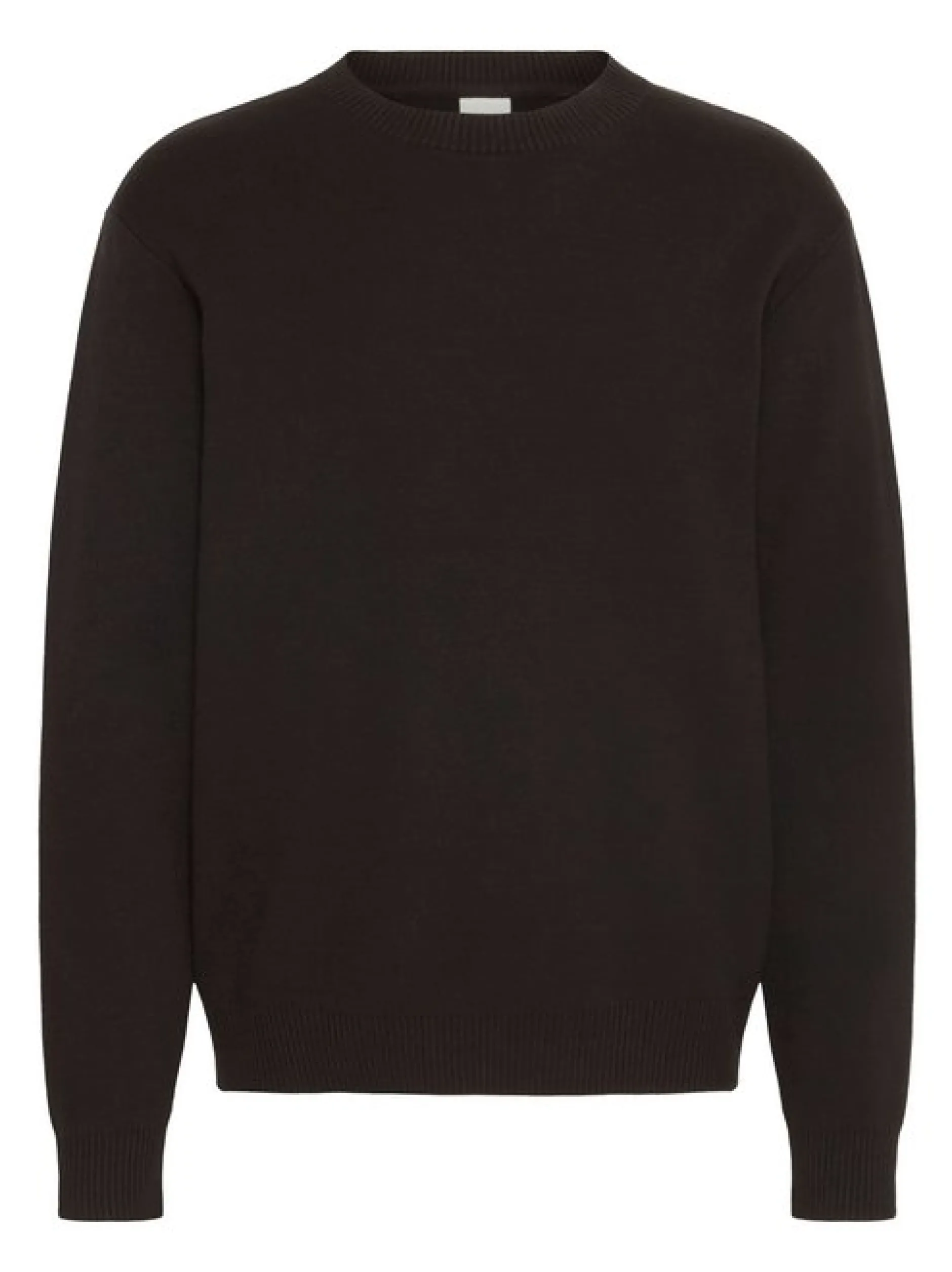 Solid Herren Strickpullover - SDRyker in schwarz