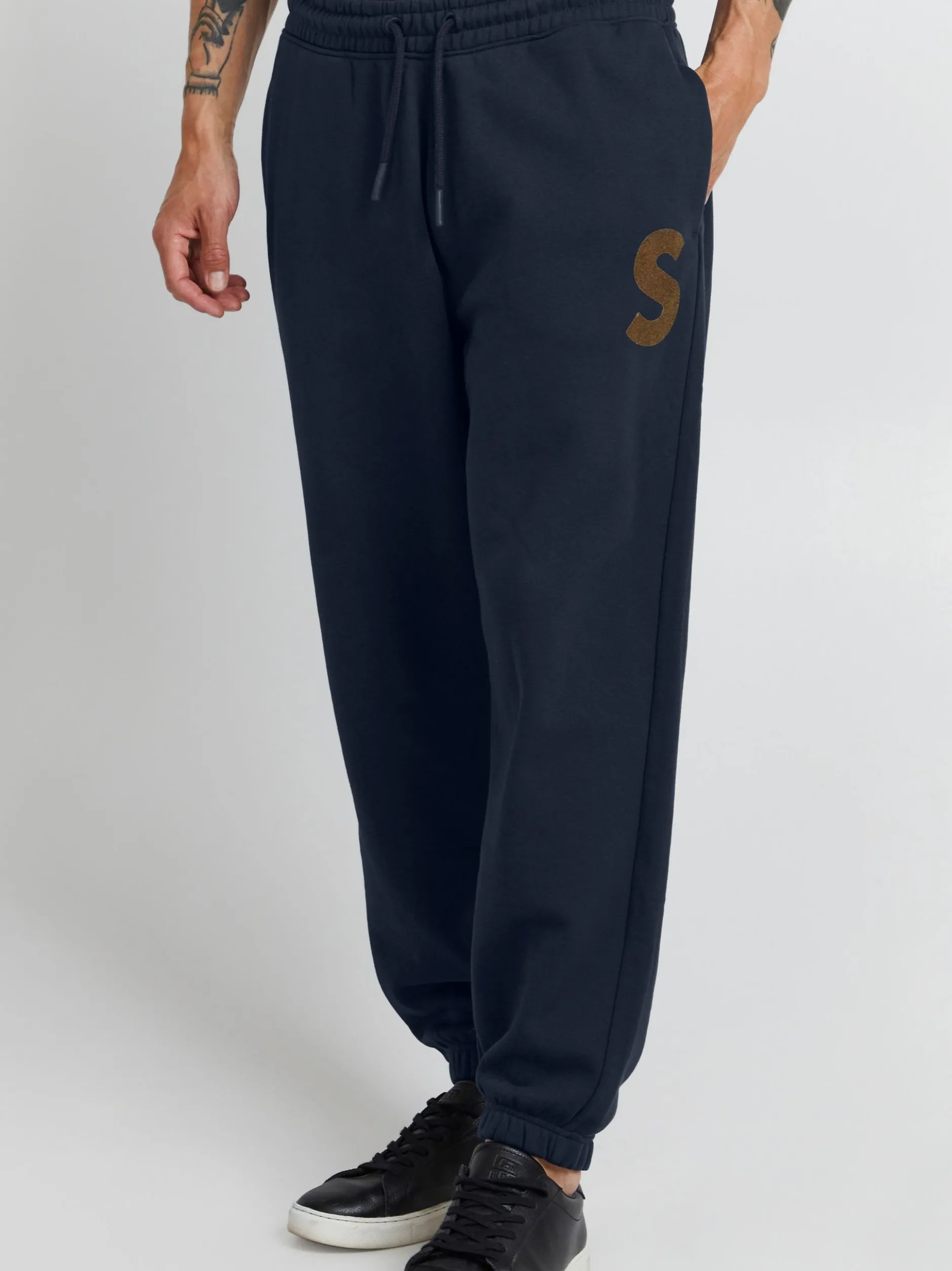 Solid Herren Sweatpants - SDCael in blau