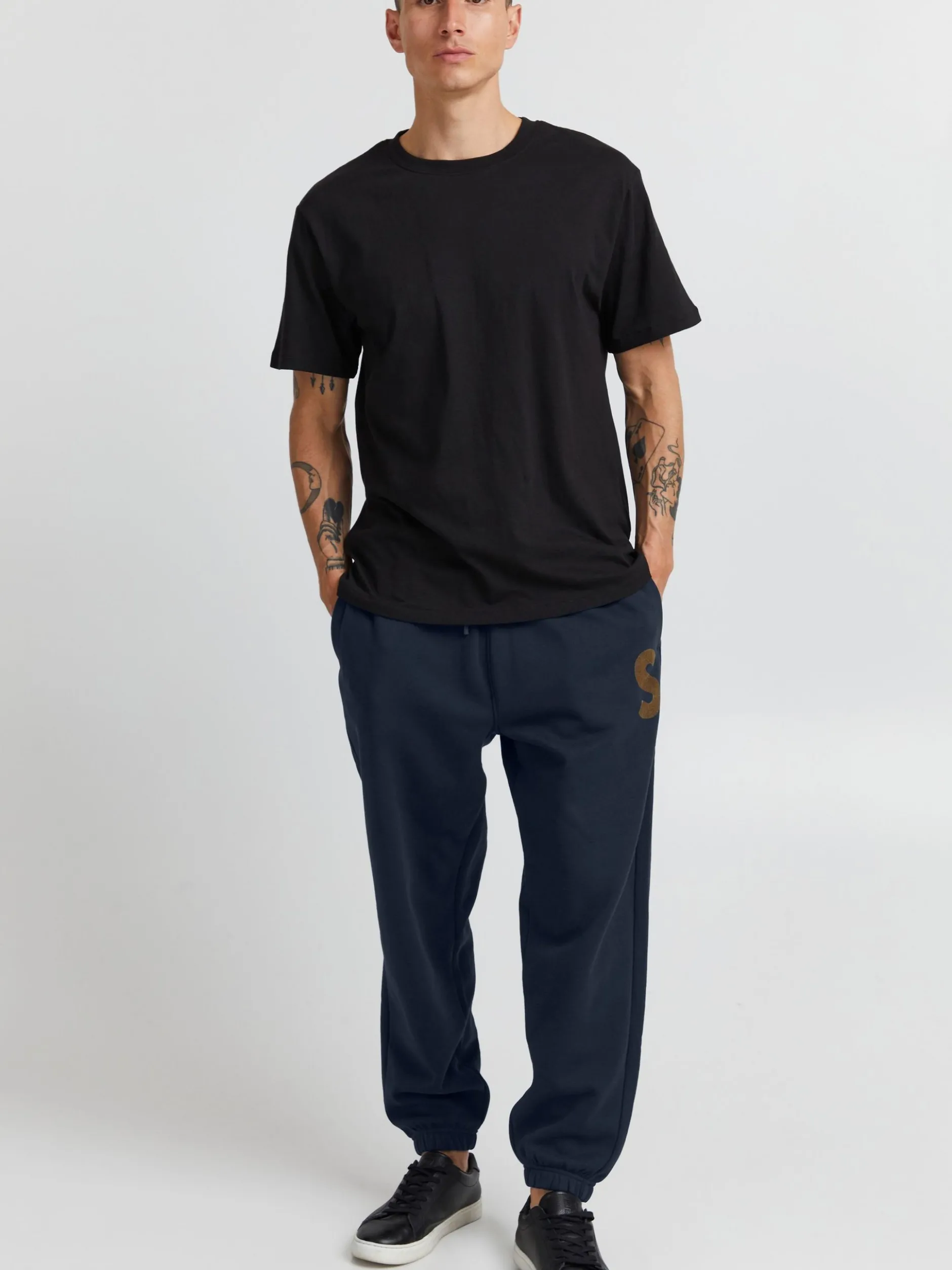 Solid Herren Sweatpants - SDCael in blau