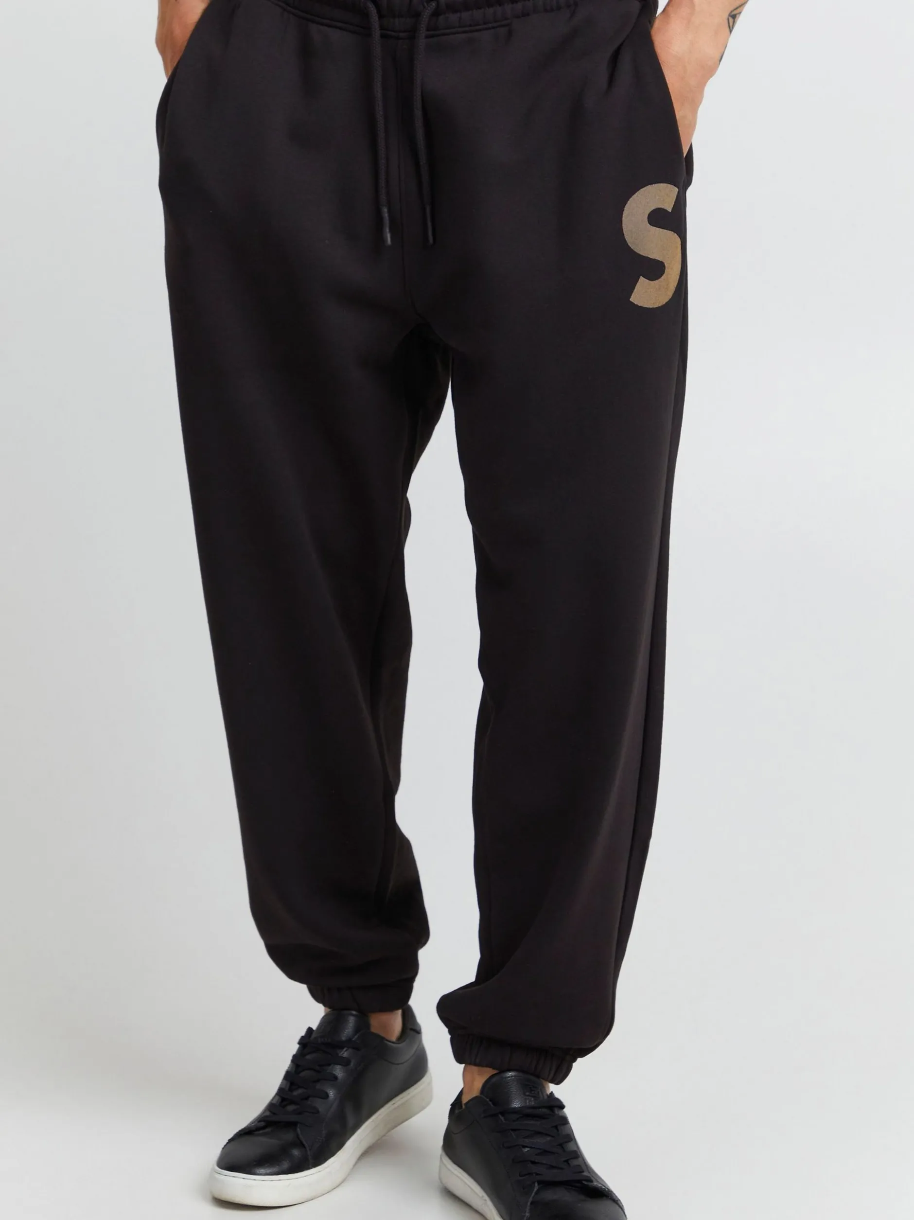 Solid Herren Sweatpants - SDCael in schwarz