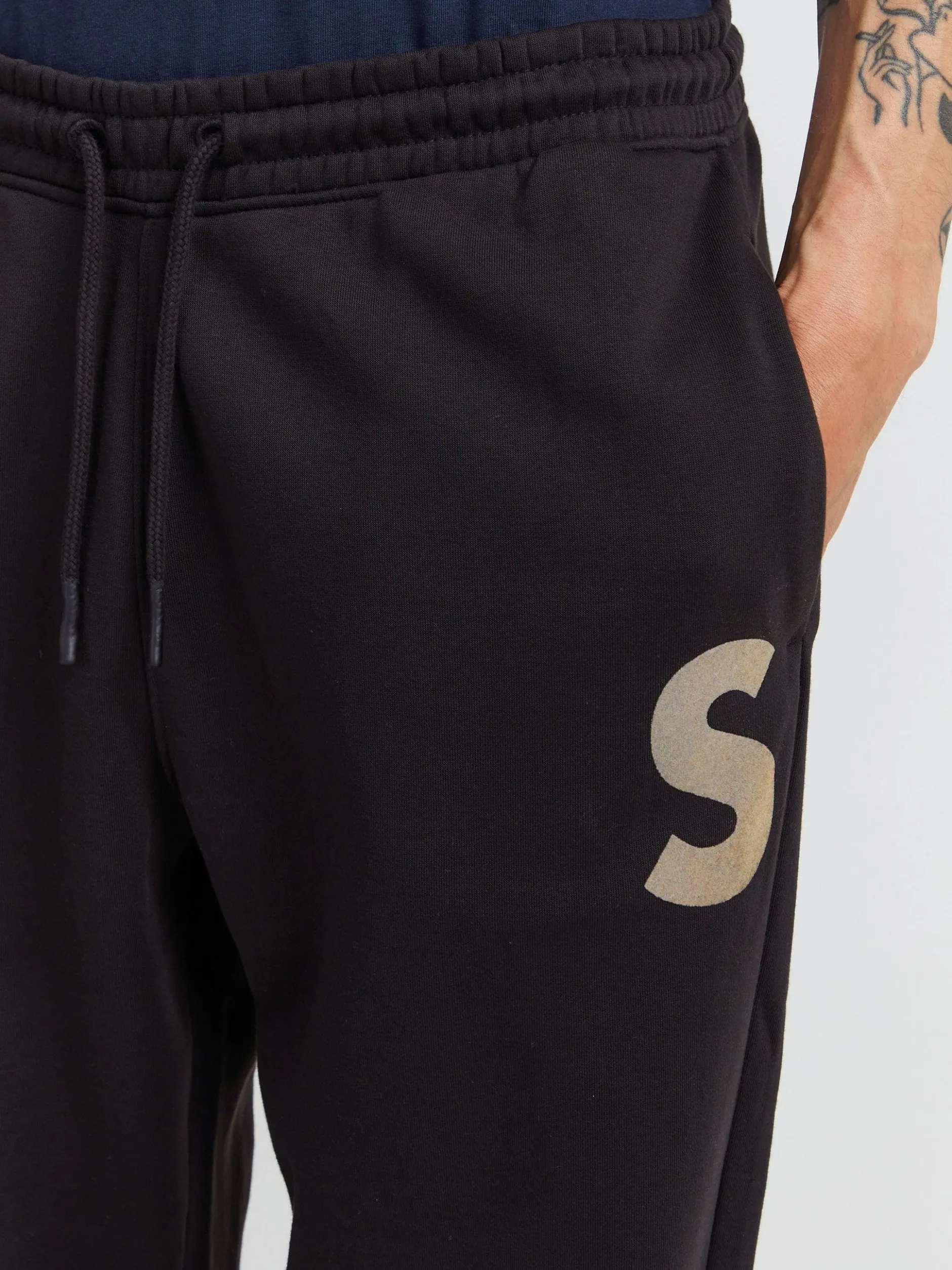 Solid Herren Sweatpants - SDCael in schwarz