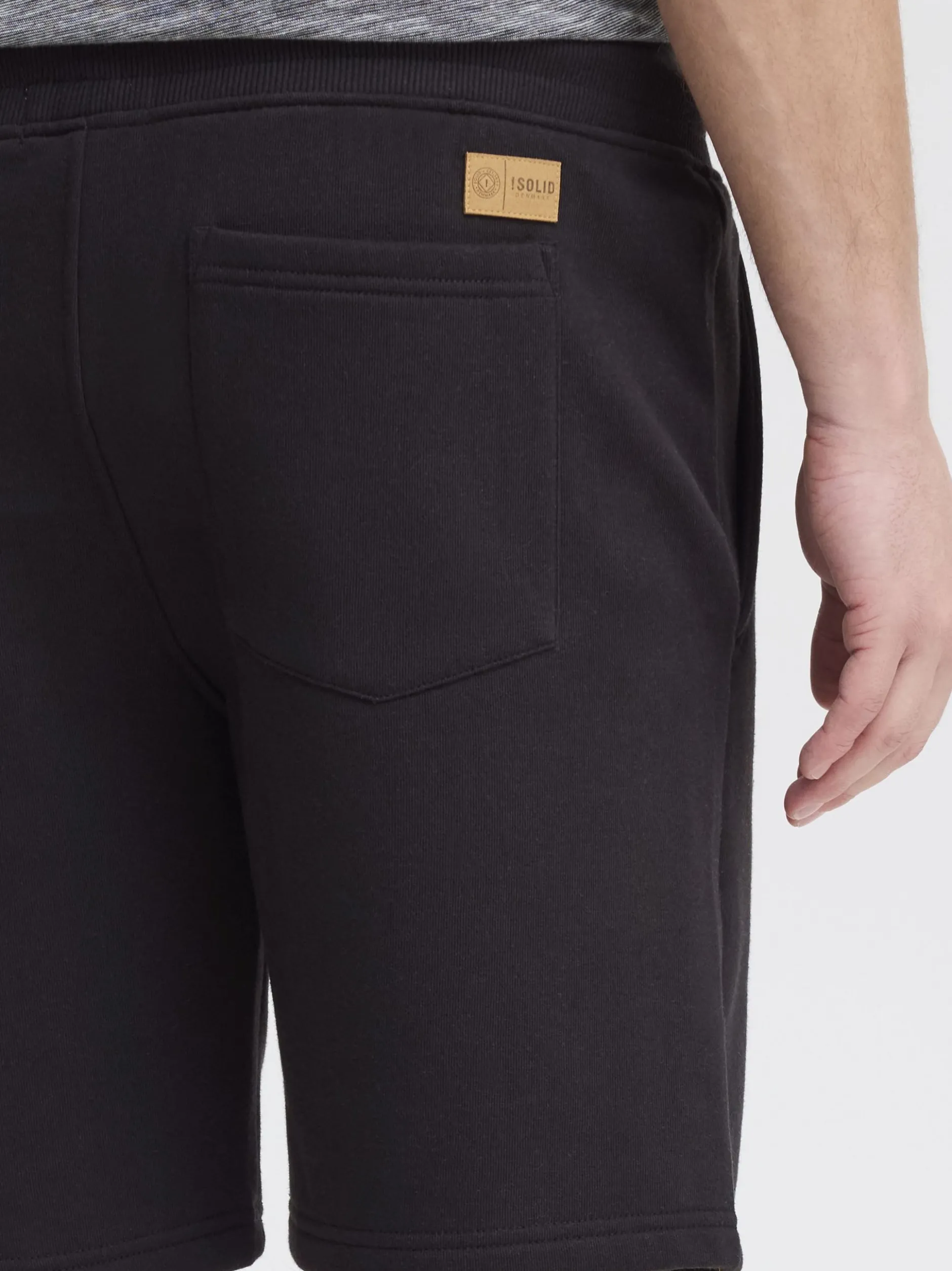 Solid Herren Sweatshorts - SDArona in schwarz