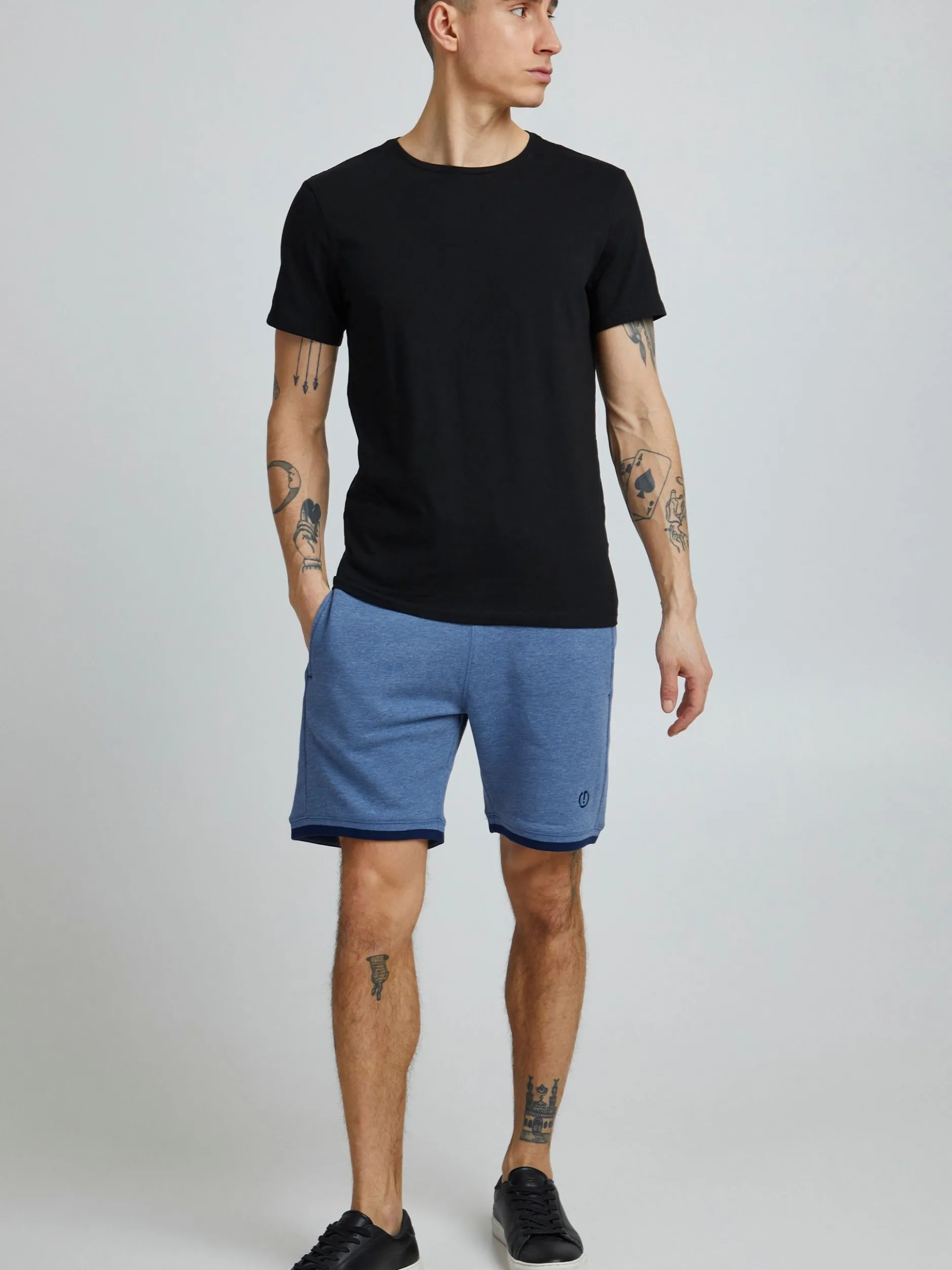 Solid Herren Sweatshorts - SDBenjamin in blau