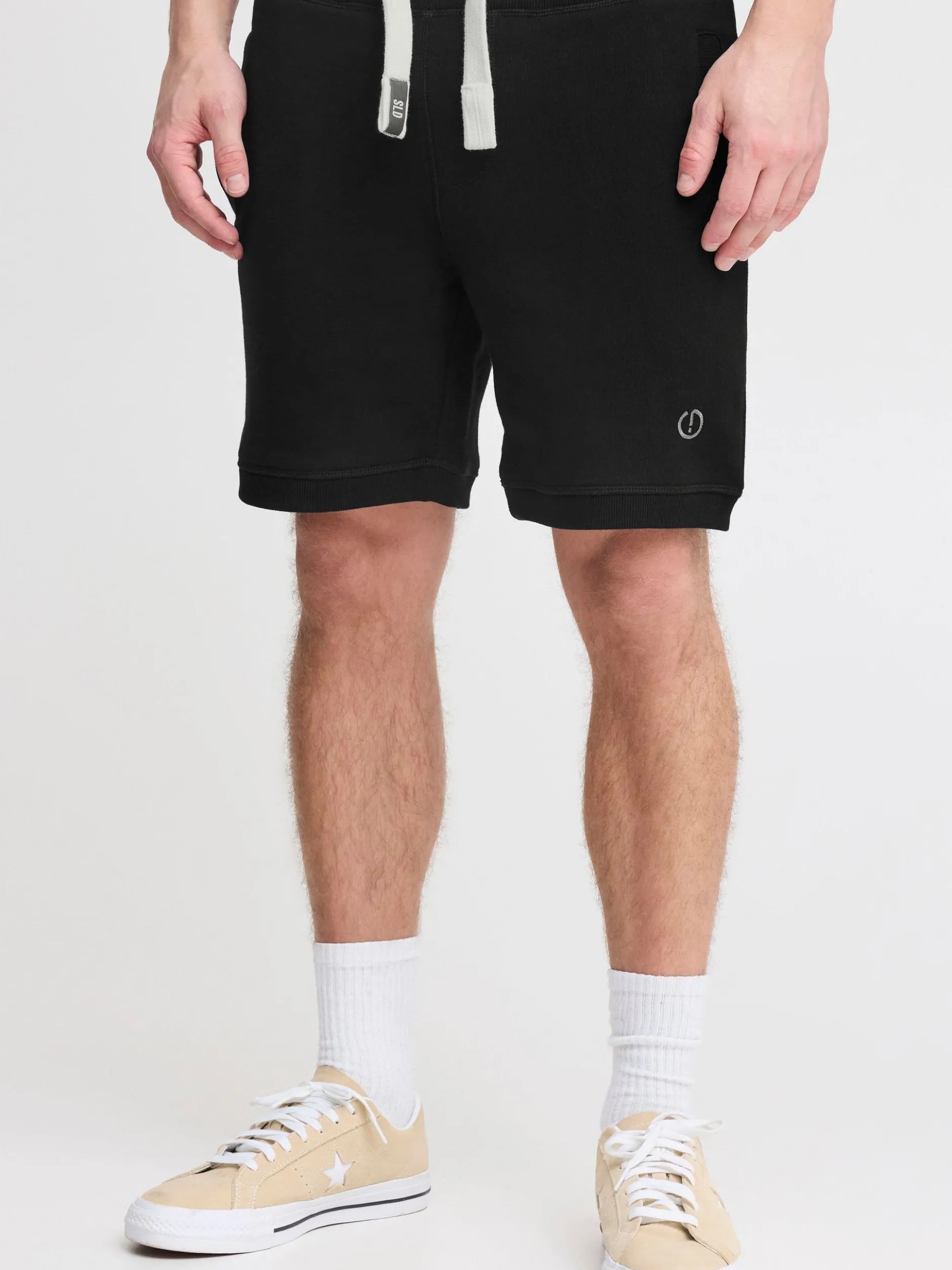Solid Herren Sweatshorts - SDBennShorts in schwarz