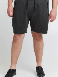 Solid Herren Sweatshorts - SDTaras Big & Tall in grau