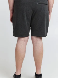 Solid Herren Sweatshorts - SDTaras Big & Tall in grau