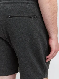 Solid Herren Sweatshorts - SDTaras Big & Tall in grau