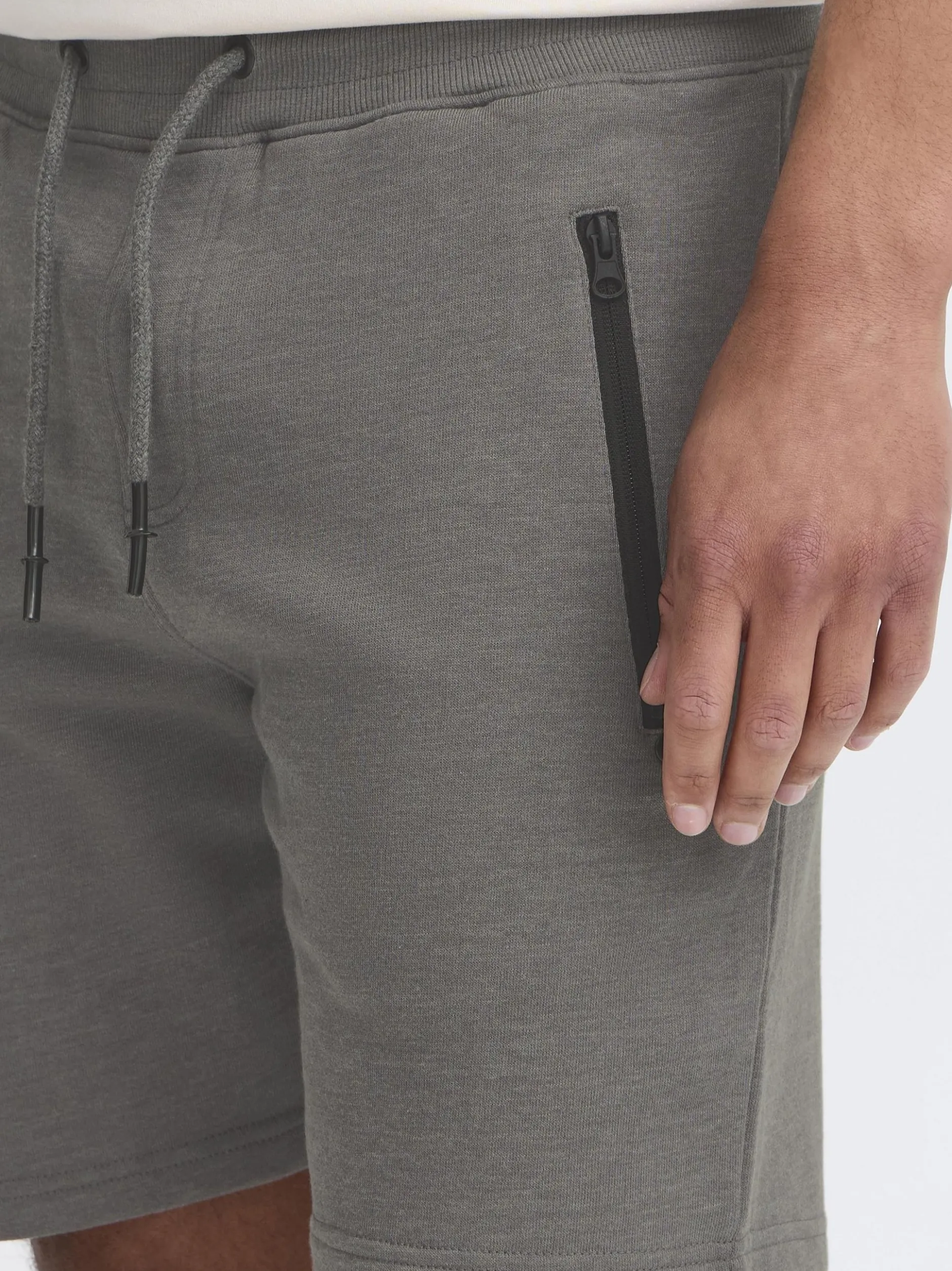 Solid Herren Sweatshorts - SDTaras in grau