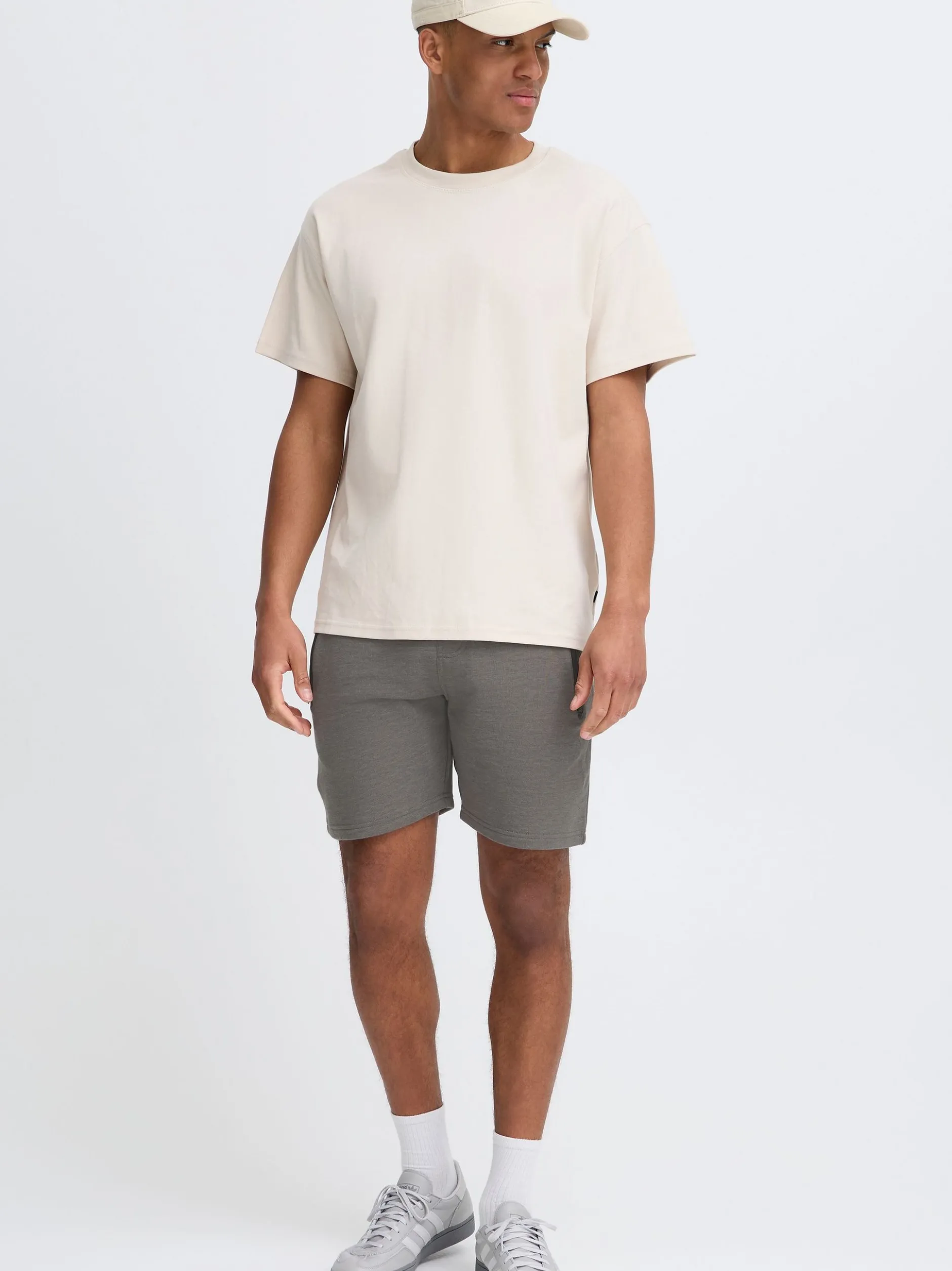 Solid Herren Sweatshorts - SDTaras in grau
