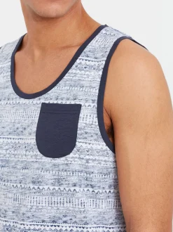 Solid Herren Tanktop - SDImbre in blau
