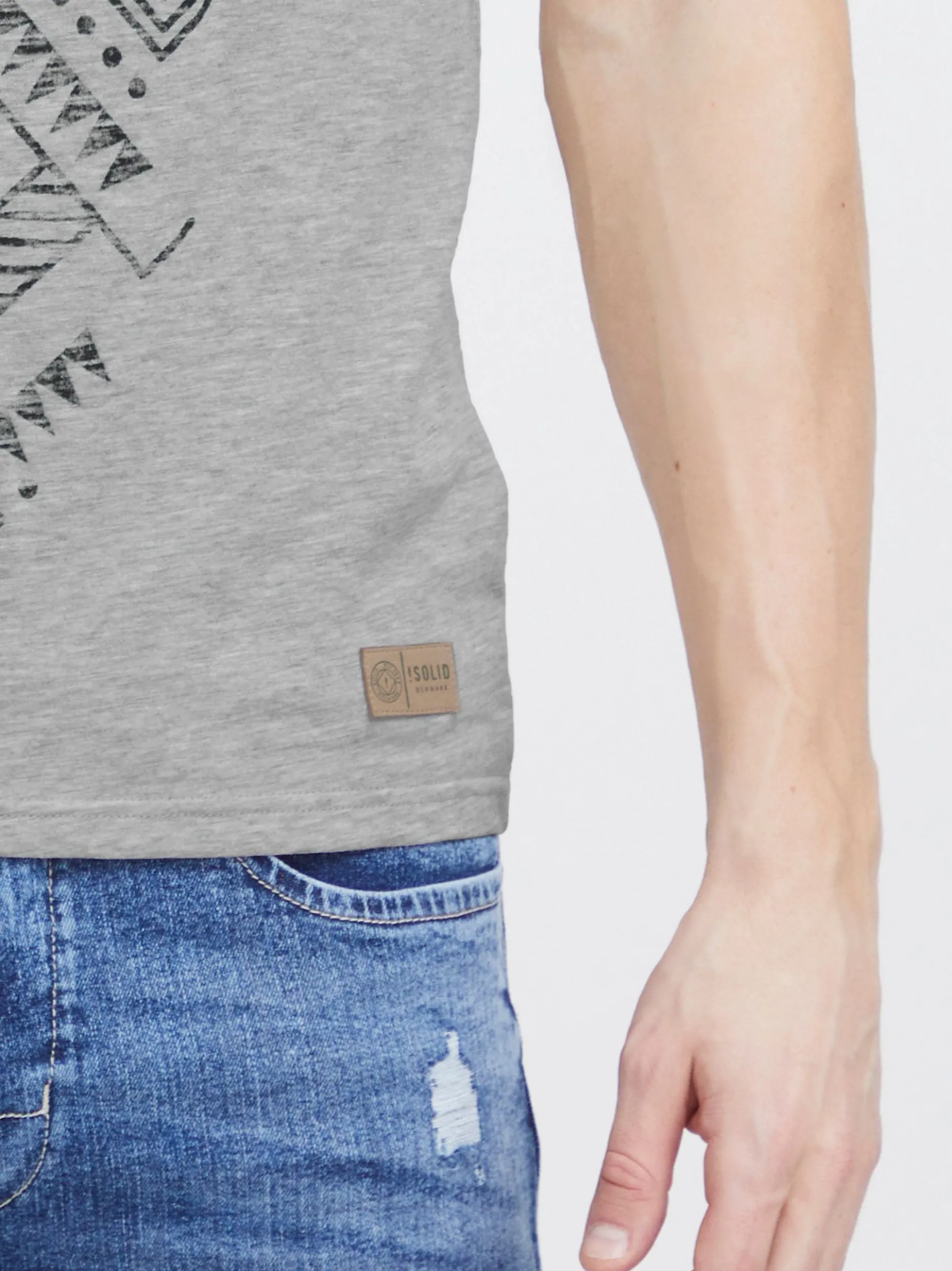 Solid Herren Tanktop - SDIsaak in grau