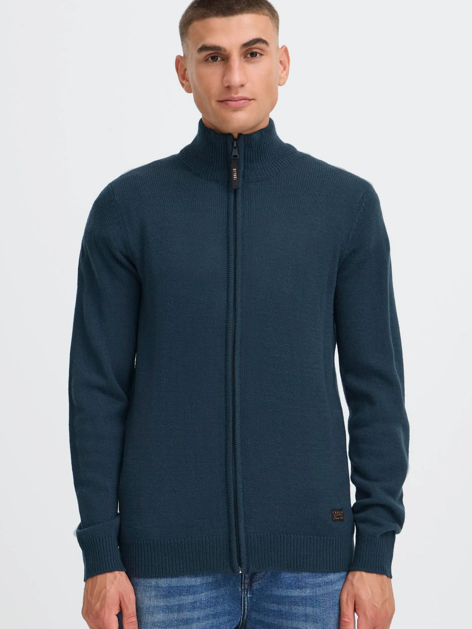 Solid Herren Trainingsjacke - SDBabal in blau