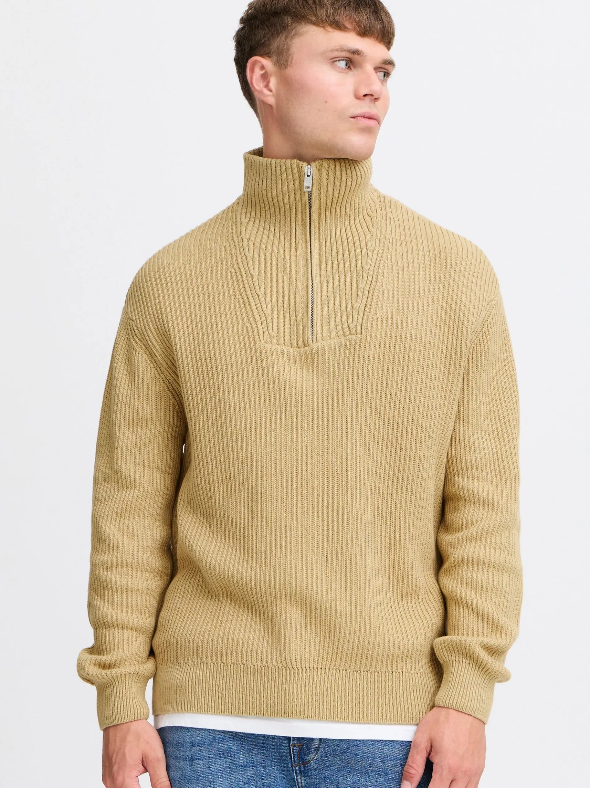 Solid Herren Troyer - SDNalle in beige