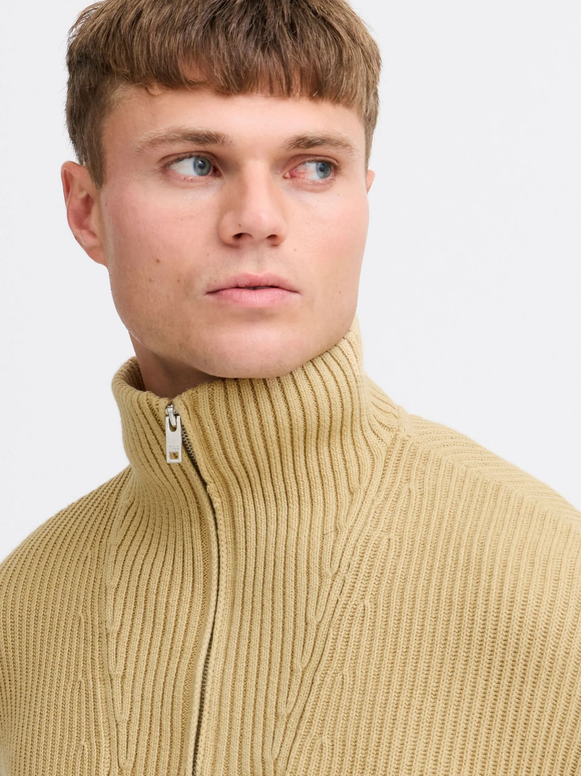 Solid Herren Troyer - SDNalle in beige