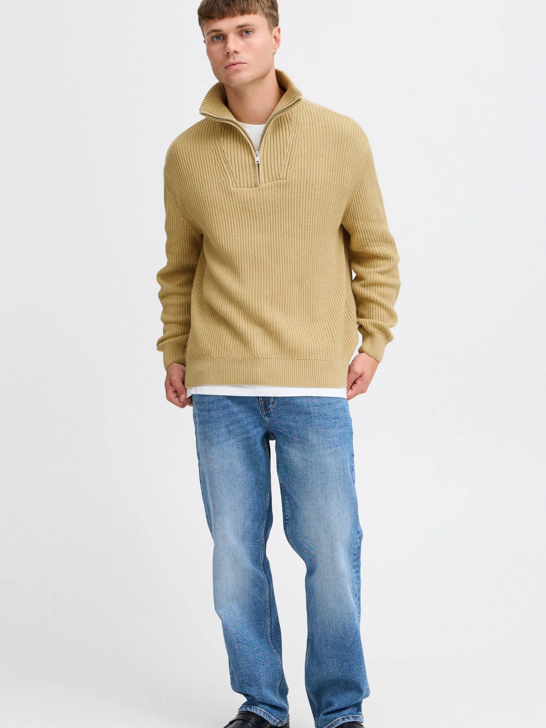 Solid Herren Troyer - SDNalle in beige
